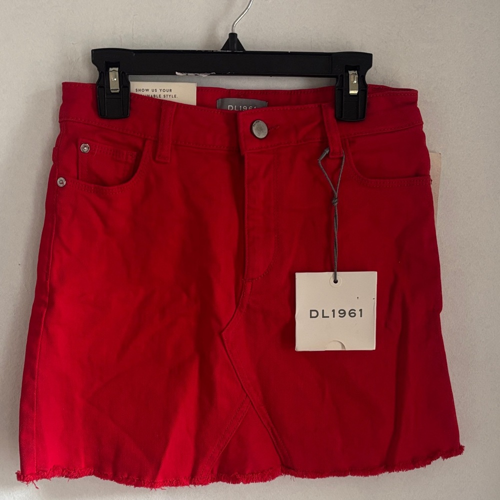 DL1961 Scarlet Mini Skirt
